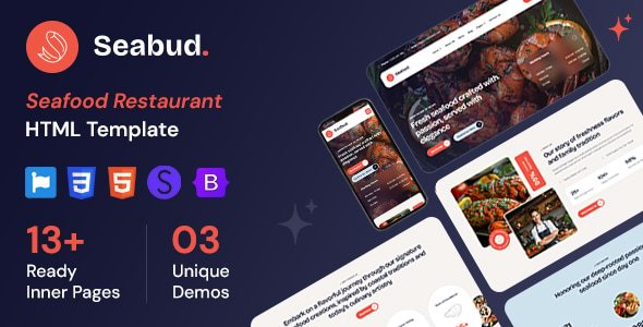 Seabud - Seafood Restaurant HTML Template