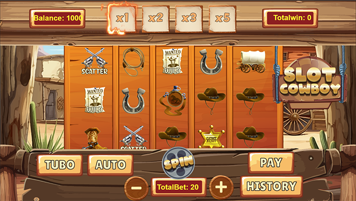Slot Cowboys - HTML5 Game