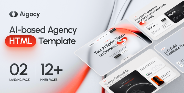 Aigocy - AI Agency & Technology HTML Template