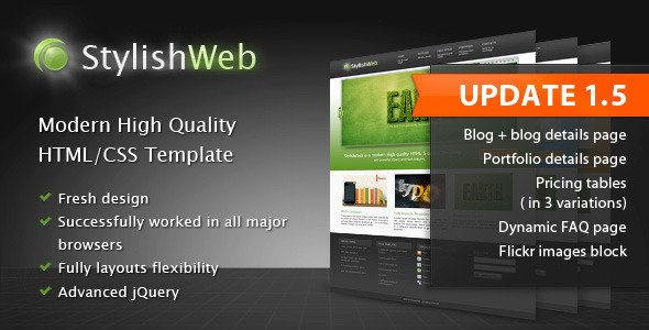 StylishWeb | Modern High Quality HTML/CSS Template