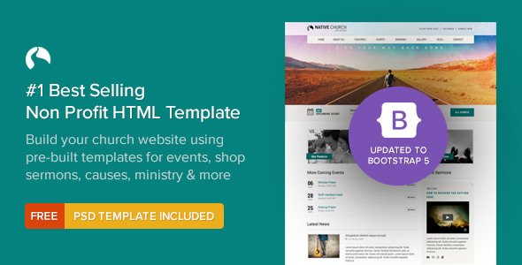 NativeChurch - Responsive HTML5 Template
